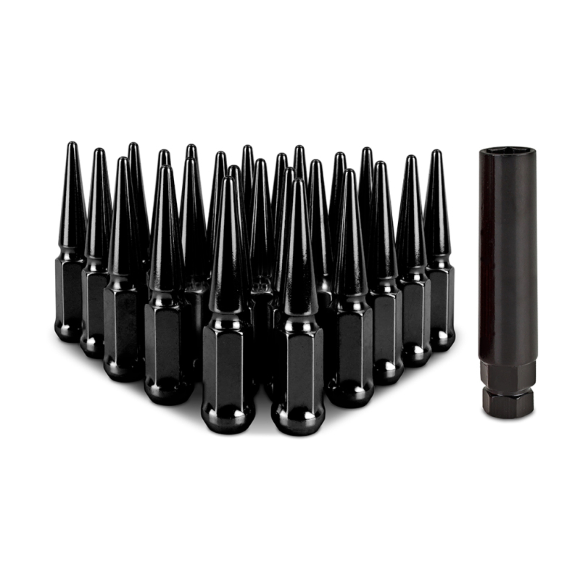 Picture of Mishimoto MM Lug Nuts-Steel - MMLG-SP1415-24BK