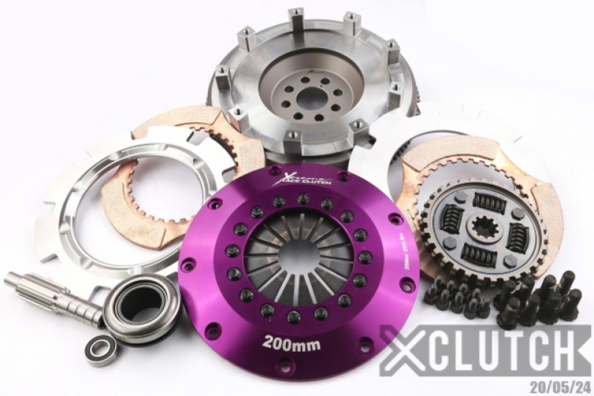 Picture of XCLUTCH XCL Clutch-8in Twin Sprung Ceramic Clutch Kits - XKBM20530-2B
