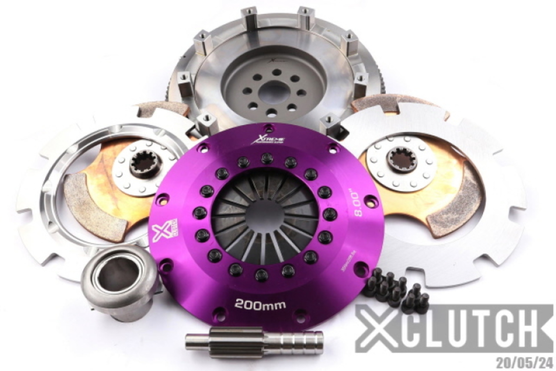 Picture of XCLUTCH XCL Clutch-8in Twin Solid Ceramic Clutch Kits - XKBM20531-2E