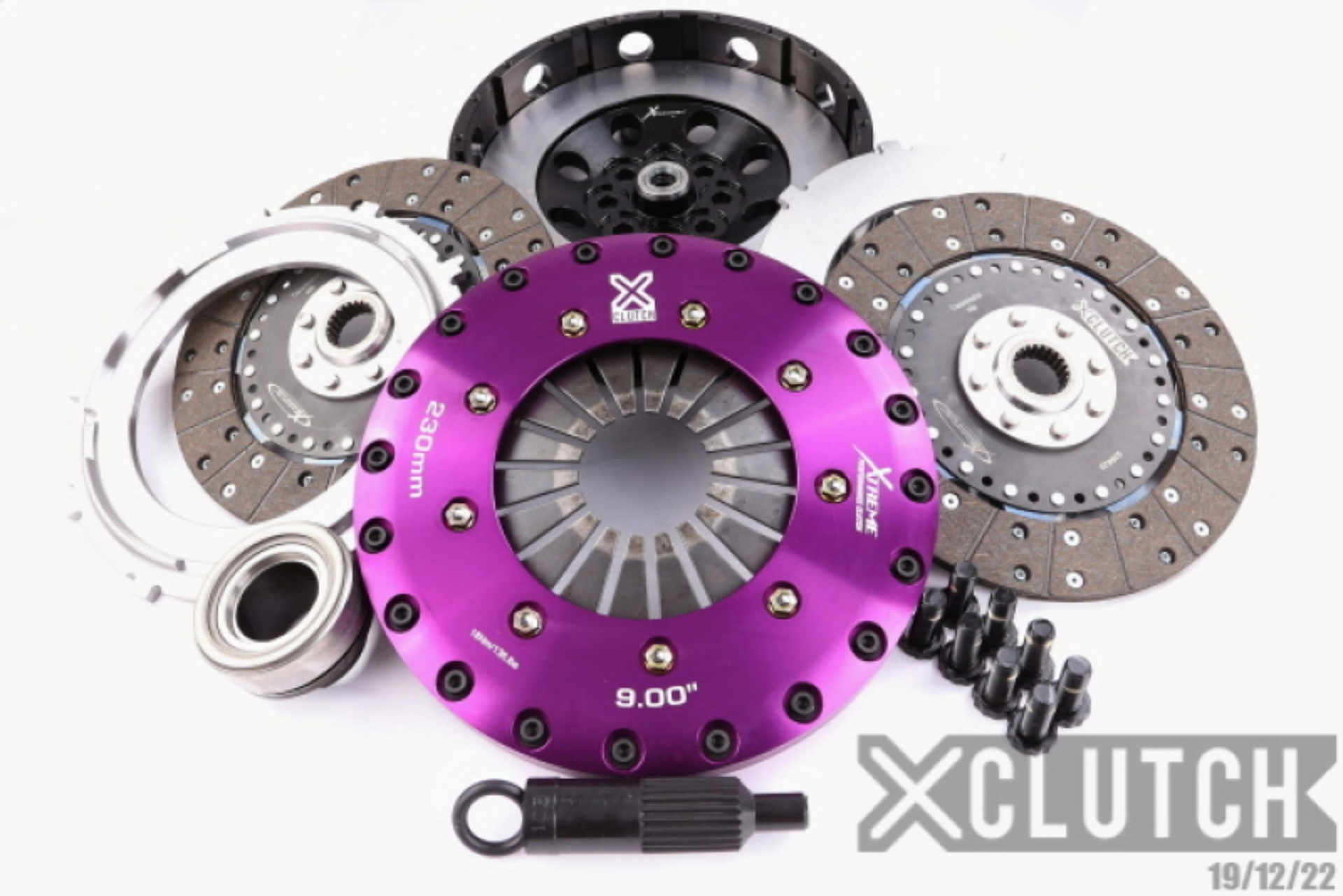 Picture of XCLUTCH XCL Clutch-9in Twin Solid Organic Clutch Kits - XKBM23554-2G