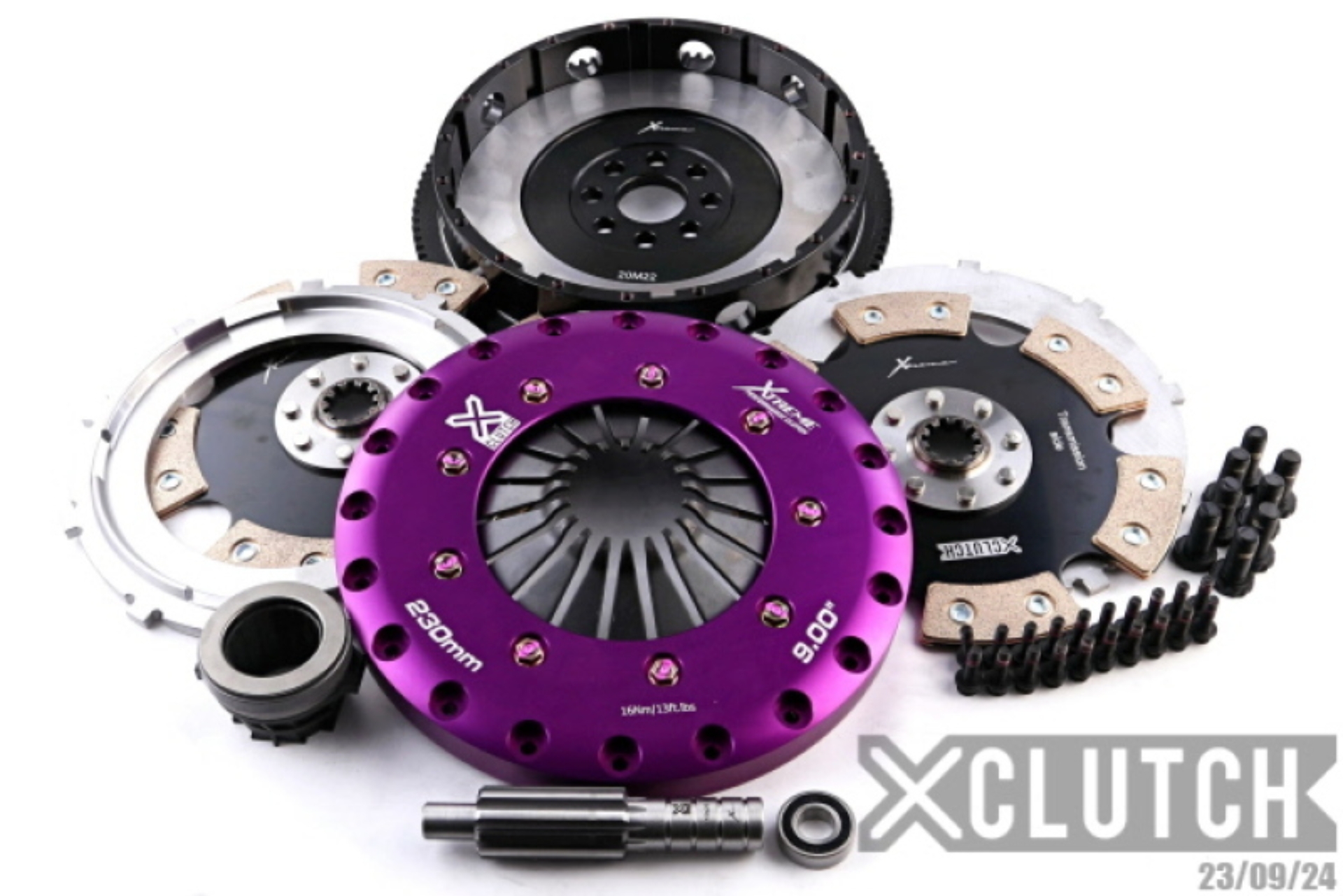 Picture of XCLUTCH XCL Clutch-9in Twin Solid Ceramic Clutch Kits - XKBM23589-2E