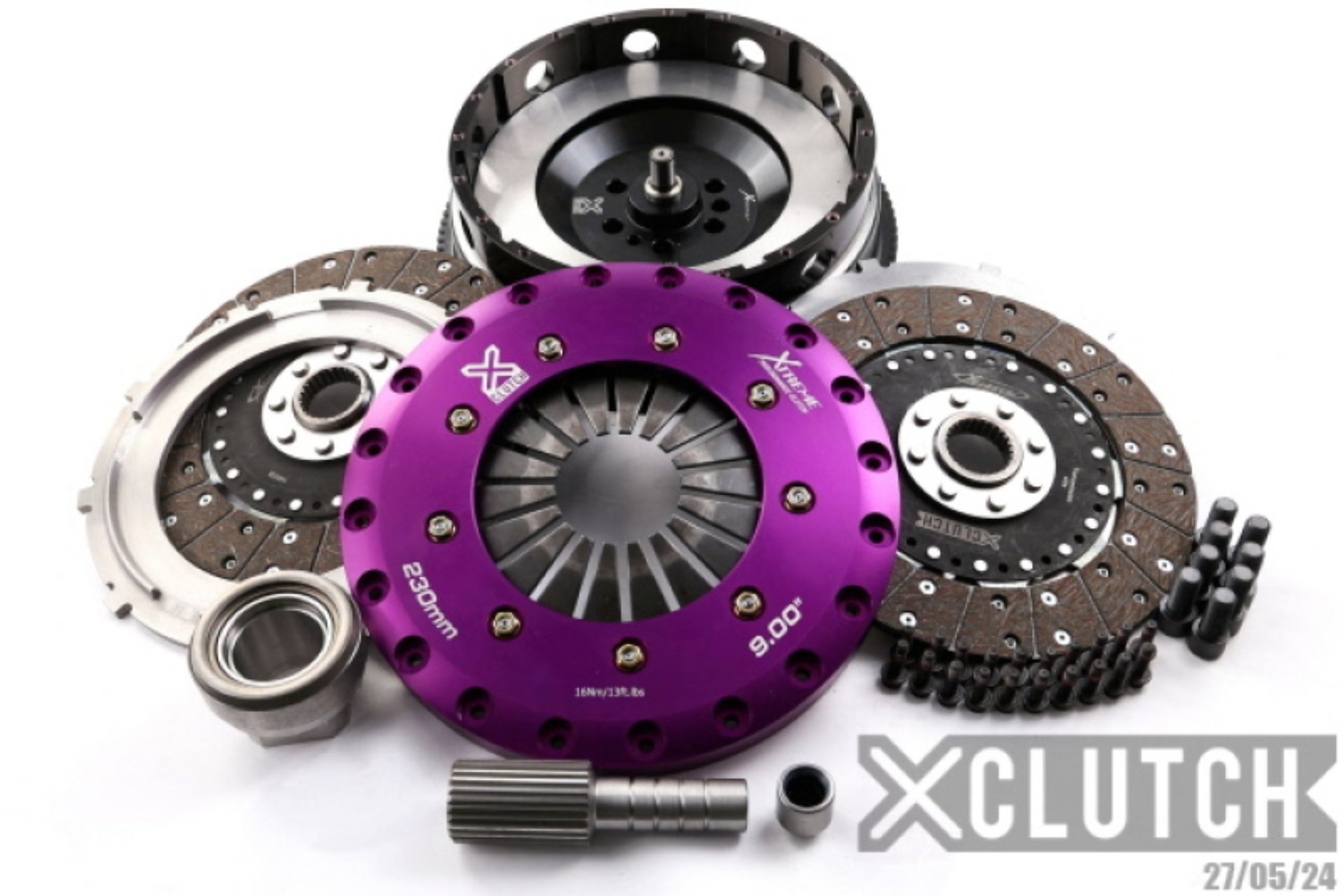 Picture of XCLUTCH XCL Clutch-9in Twin Solid Organic Clutch Kits - XKBM23594-2G