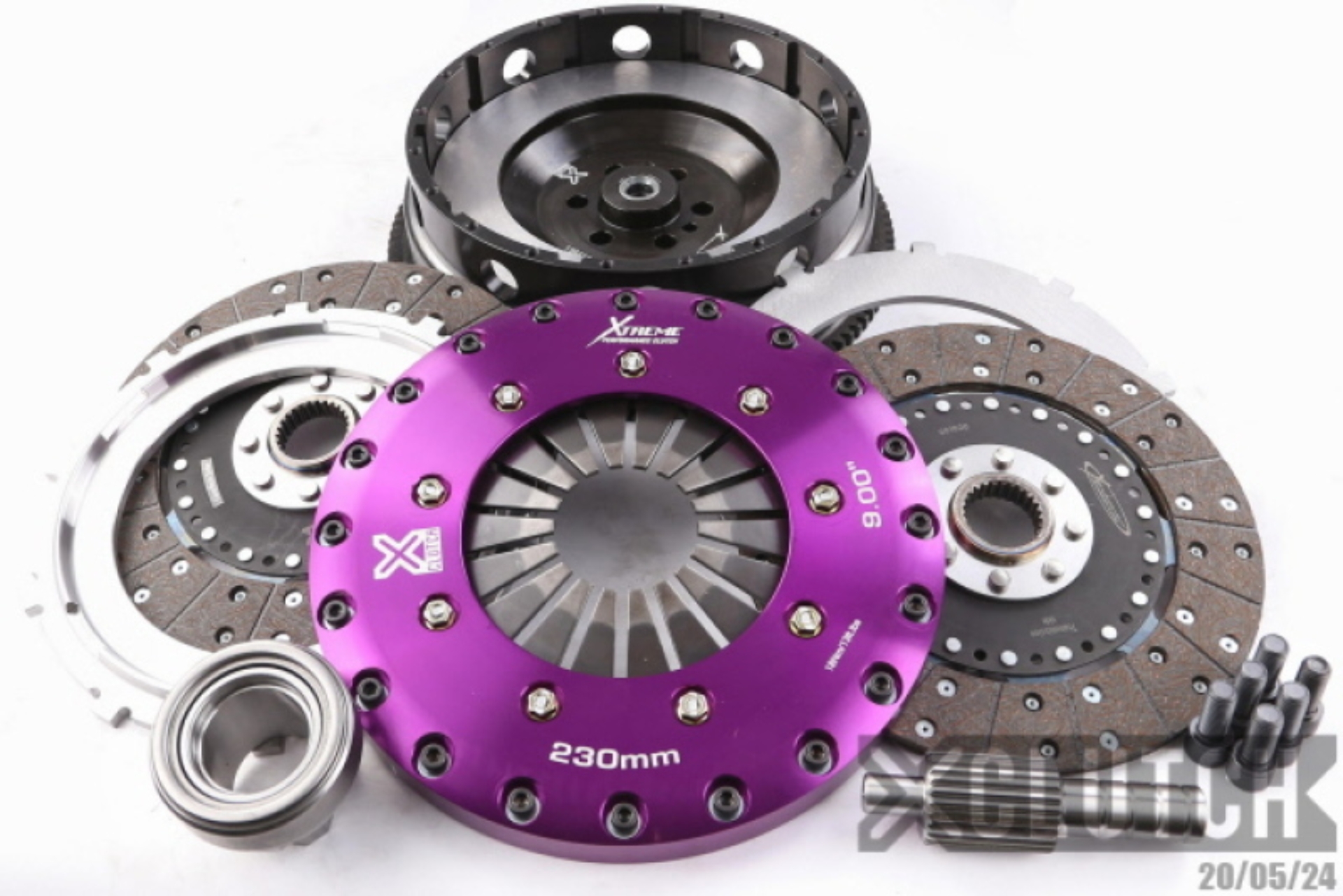 Picture of XCLUTCH XCL Clutch-9in Twin Solid Organic Clutch Kits - XKBM23596-2G