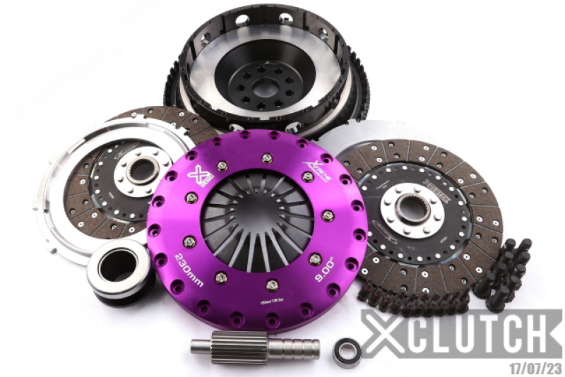 Picture of XCLUTCH XCL Clutch-9in Twin Solid Organic Clutch Kits - XKBM23599-2G