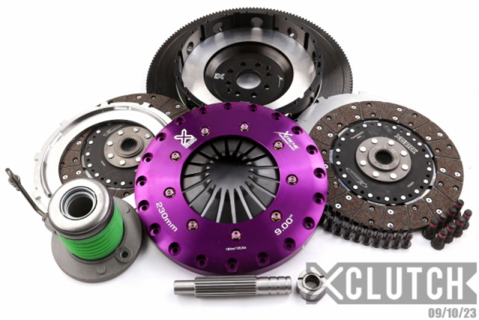 Picture of XCLUTCH XCL Clutch-9in Twin Solid Organic Clutch Kits - XKFD23655-2G