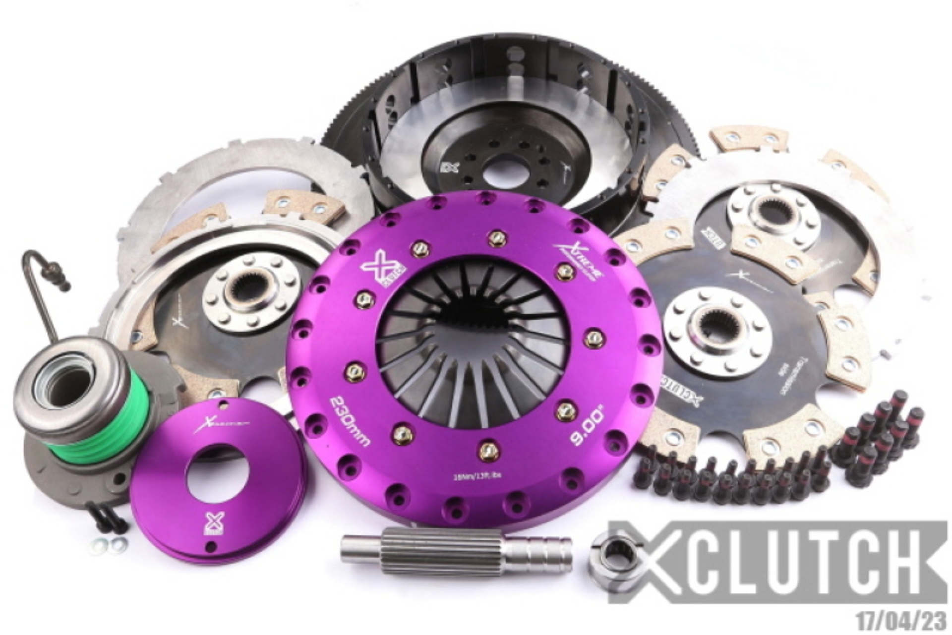 Picture of XCLUTCH XCL Clutch-9in Triple Solid Ceramic Clutch Kits - XKFD23681-3E