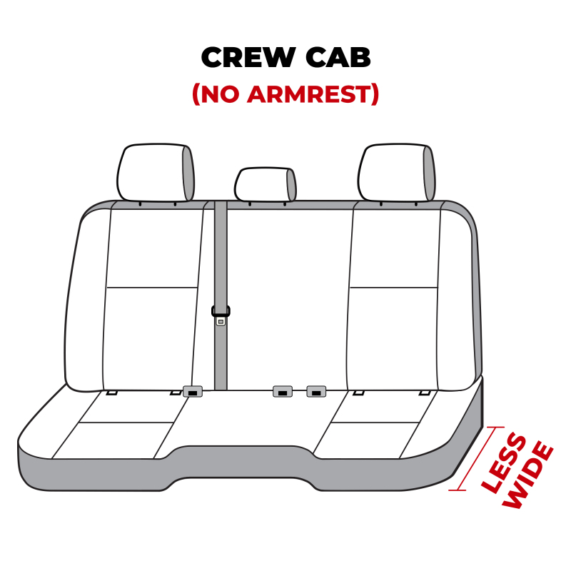 Picture of Covercraft 11-24 Dodge Ram Waterproof Polyester SeatSaver Custom Second Row Seat Covers - Taupe