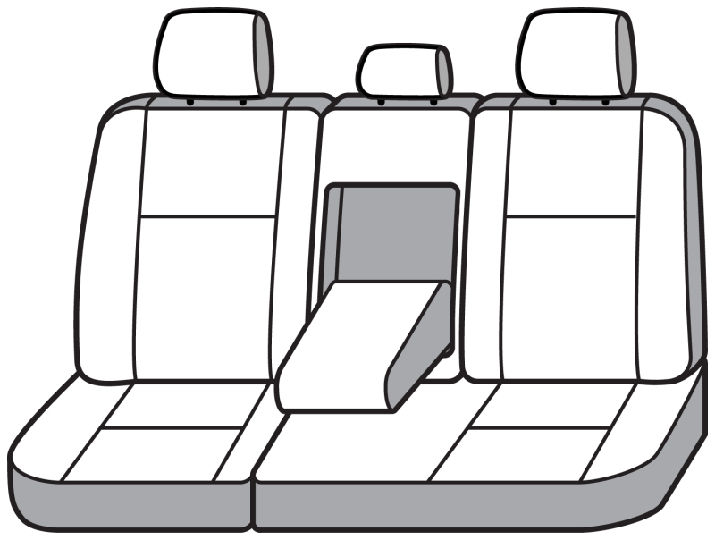 Picture of Covercraft 11-24 Jeep Grand Polycotton SeatSaver Custom Second Row Seat Covers - Wet Sand