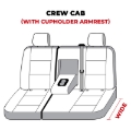 Picture of Covercraft 07-13 GMC Sierra Polycotton SeatSaver Custom Second Row Seat Covers - Tan