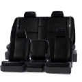 Picture of Covercraft 19-24 Dodge Ram 1500 Leatherette PrecisionFit Custom Front Row Seat Covers - Black