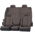 Picture of Covercraft 19-21 Chevrolet Silverado/ Leatherette PrecisionFit Custom Front Row Seat Covers - Stone