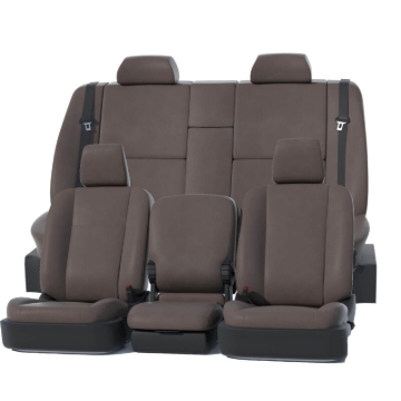 Picture of Covercraft 20-22 Nissan Sentra Leatherette PrecisionFit Custom Front Row Seat Covers - Stone