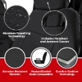 Picture of Covercraft 21-24 Dodge Durango Endura PrecisionFit Custom Front Row Seat Covers - Charcoal/Silver