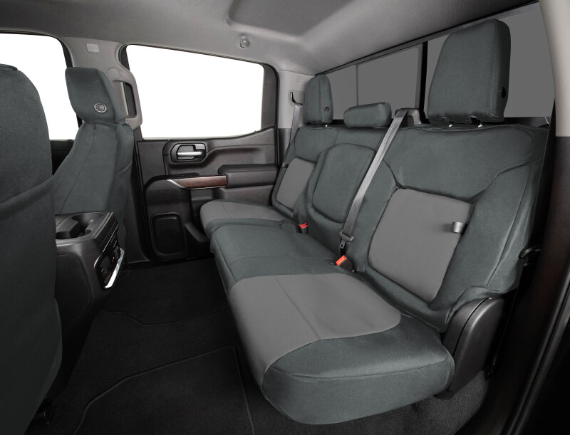 Picture of Covercraft 19-24 Dodge RAM 1500 Endura PrecisionFit Custom Second Row Seat Covers - Charcoal/Silver