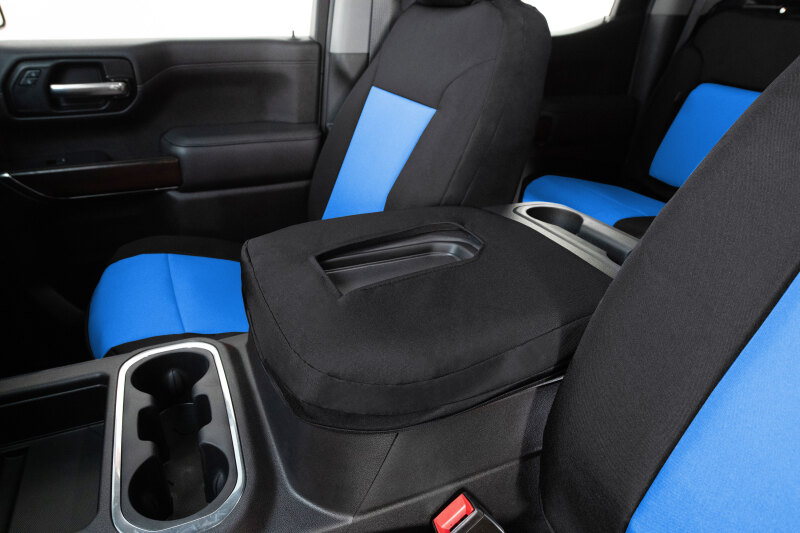 Picture of Covercraft 18-24 Ford Expedition Endura PrecisionFit Custom Third Row Seat Covers - Blue/Black