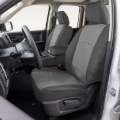 Picture of Covercraft 18-24 Jeep Wrangler Endura PrecisionFit Custom Second Row Seat Covers - Silver/Charcoal