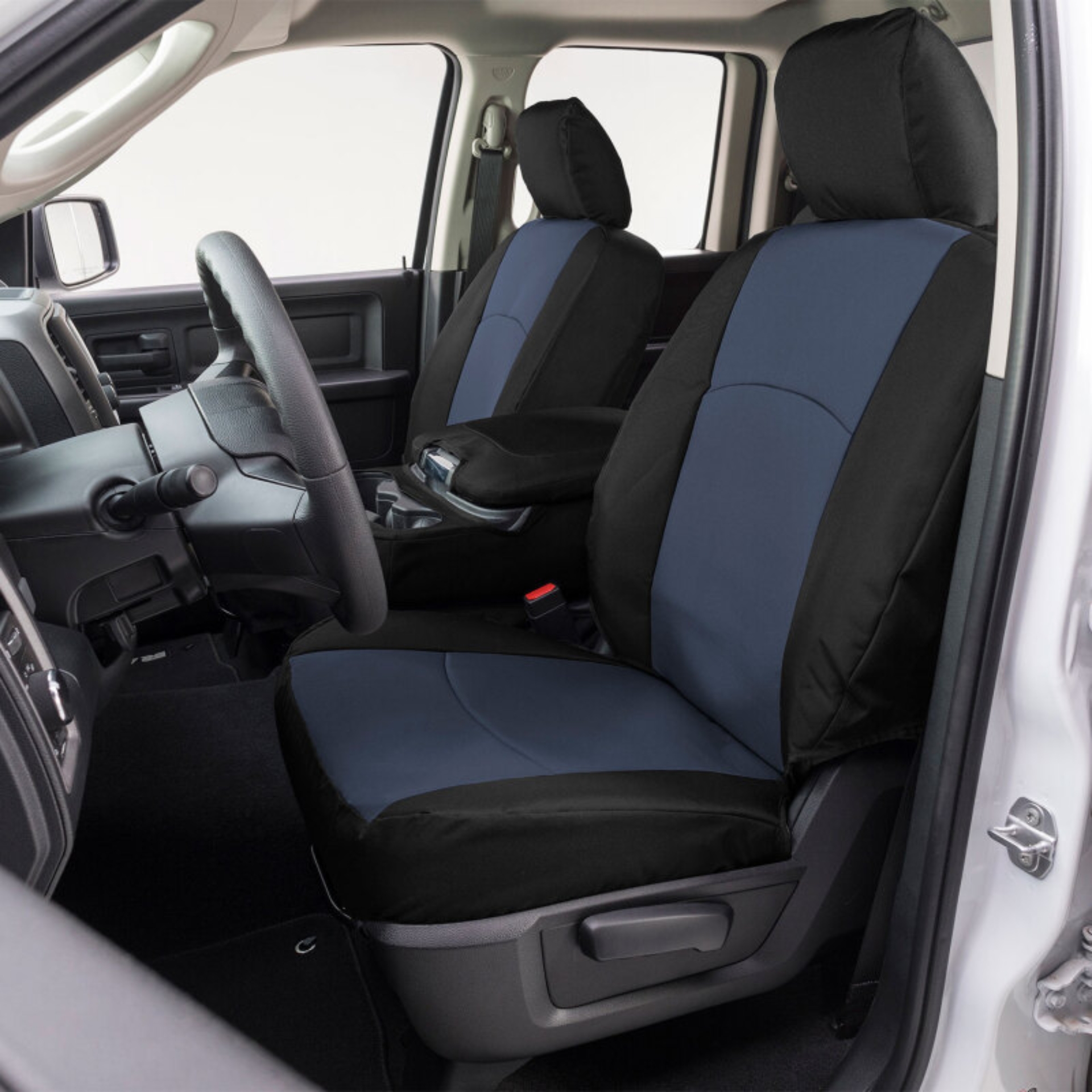 Picture of Covercraft 19-24 Subaru Forester Endura PrecisionFit Custom Second Row Seat Covers - Blue/Black