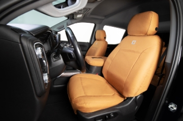 Picture of Covercraft 00-05 Ford Excursion Carhartt PrecisionFit Custom Third Row Seat Covers - Brown