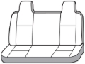 Picture of Covercraft 99-04 Ford F250/F350/F450/F550 Carhartt PrecisionFit Front Row Seat Covers - Gravel