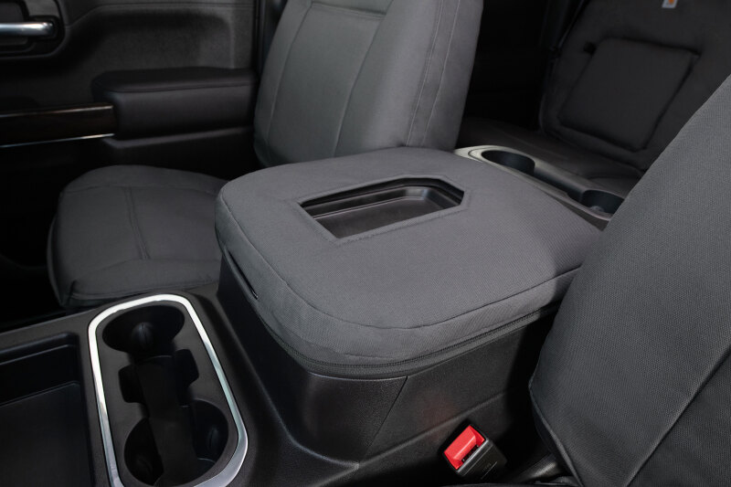Picture of Covercraft 12-16 Ford F250-F350-F450-F550 Carhartt PrecisionFit Front Row Seat Covers - Gravel