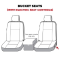 Picture of Covercraft 10-23 Toyota 4Runner Polycotton SeatSaver Custom Front Row Seat Covers - Grey