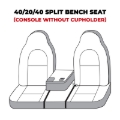 Picture of Covercraft 99-02 Ford Std Polycotton SeatSaver Custom Front Row Seat Covers - Tan