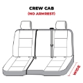 Picture of Covercraft 14 Chevrolet Silverado Polycotton SeatSaver Custom Second Row Seat Covers - Grey