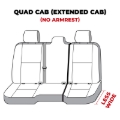 Picture of Covercraft 19-23 Dodge RAM 1500 Polycotton SeatSaver Custom Second Row Seat Covers - Grey