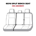 Picture of Covercraft 22-23 Toyota Tundra Waterproof Polyester SeatSaver Custom Second Row Seat Covers - Grey