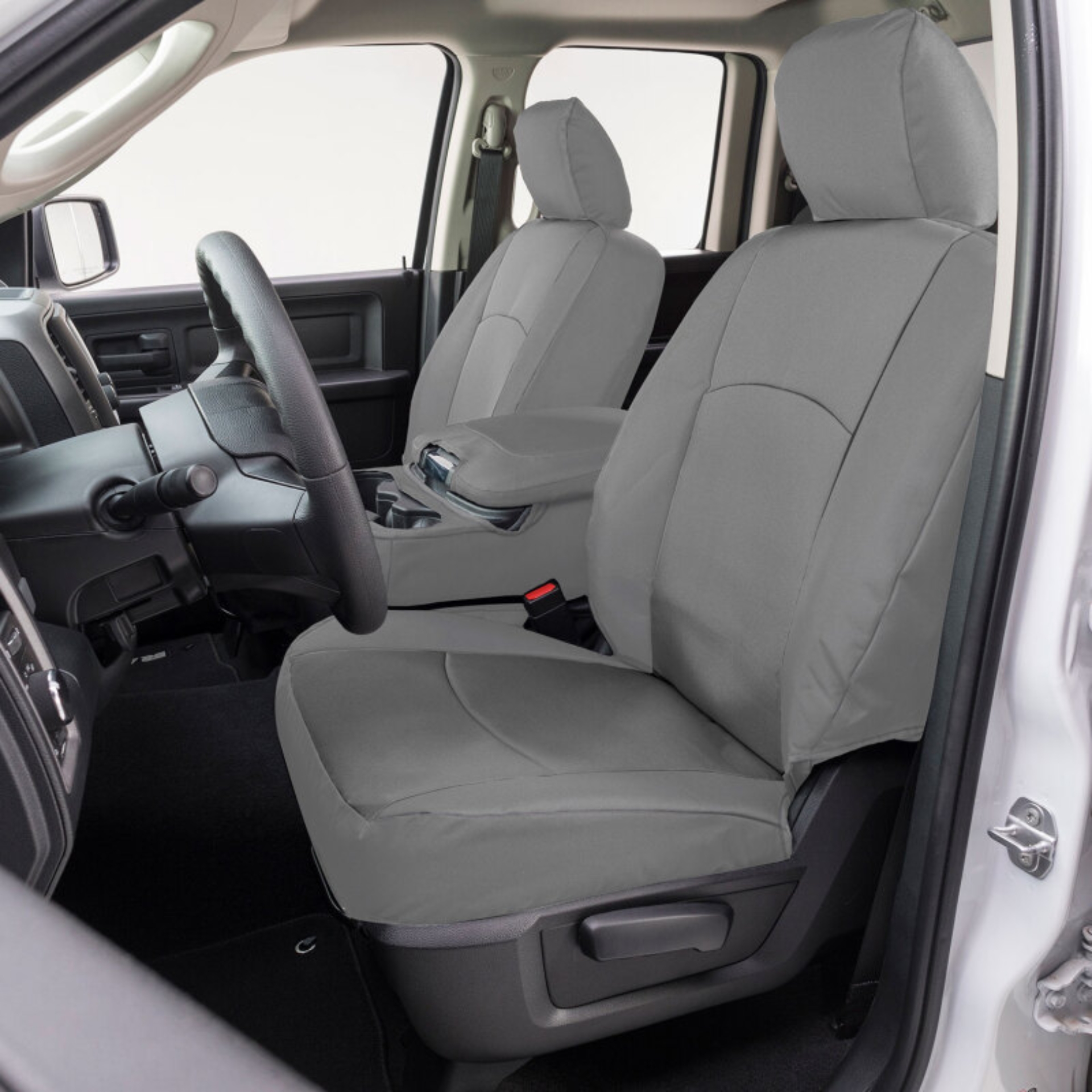 Picture of Covercraft 20-24 Toyota Highlander Endura PrecisionFit Custom Second Row Seat Covers - Silver/Silver