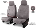 Picture of Covercraft 14 Chevrolet/GMC 1500 Polycotton SeatSaver Custom Front Row Seat Covers - Misty Grey