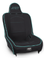 Picture of PRP Premier High Back Suspension Seat- Black/Teal Vinyl
