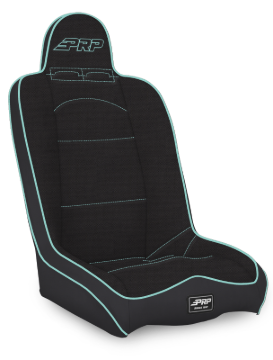 Picture of PRP Daily Driver High Back Suspension Seat- Black/Teal Tweed