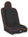 Picture of PRP Daily Driver High Back Suspension Seat- Black/Orange Tweed