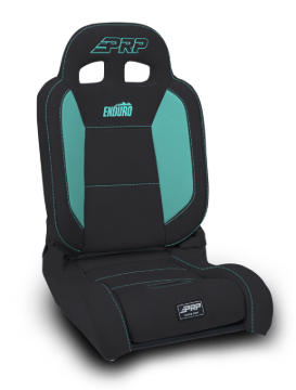 Picture of PRP EnduroDaily Reclining Suspension Seat - Black/Teal Vinyl - Passenger