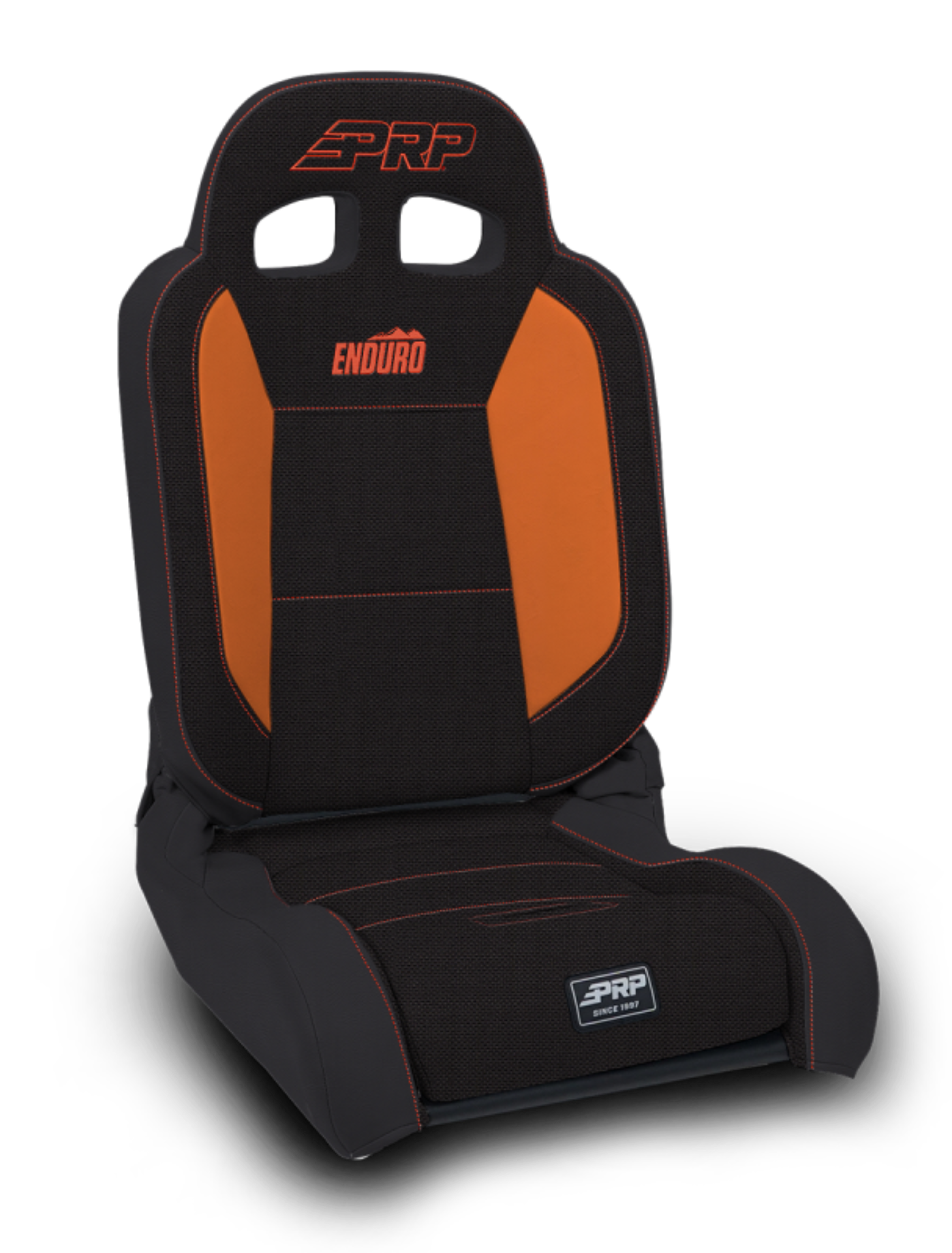 Picture of PRP EnduroDaily Reclining Suspension Seat - Black/Orange Tweed - Passenger