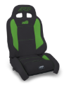 Picture of PRP EnduroCrawl Reclining Suspension Seat - Black/Green Vinyl - Passenger