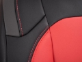 Picture of PRP Jeep Wrangler JL Front Seat Covers - 2 door- with Molle Back (Pair) - Black/Teal