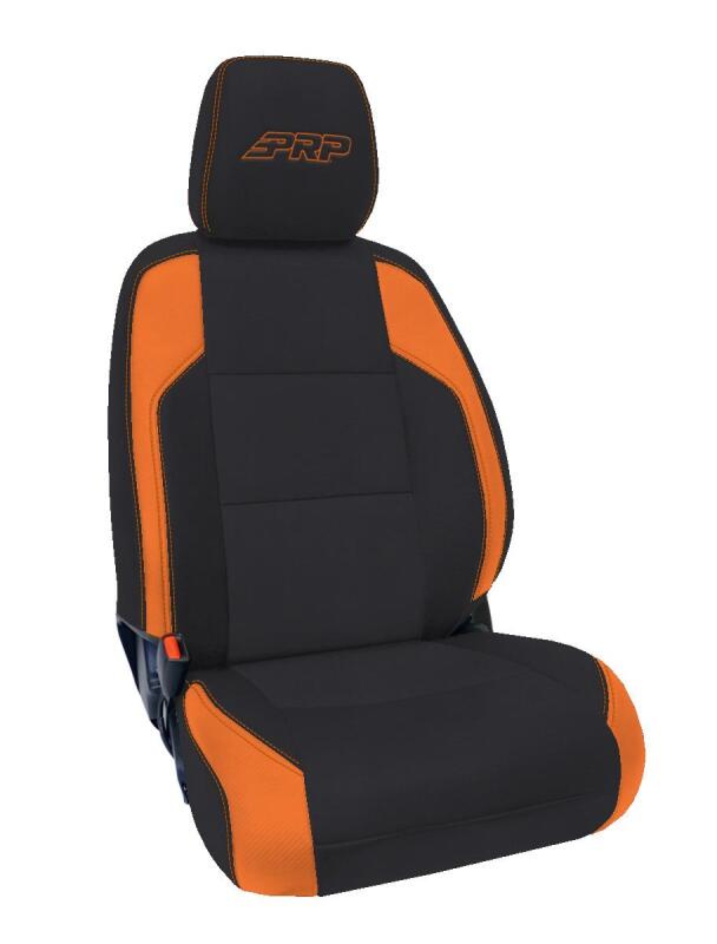 Picture of PRP 6-23 Toyota Tacoma Front Seat Covers (Pair) - Black/Orange