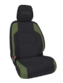 Picture of PRP 6-23 Toyota Tacoma Front Seat Covers (Pair) - Black/Olive Green