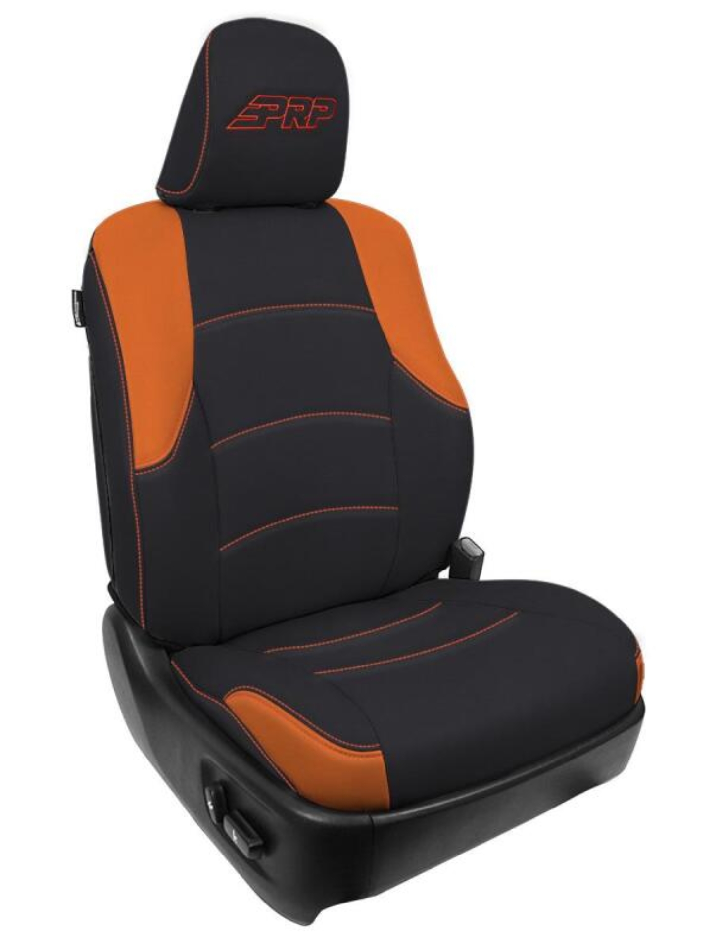 Picture of PRP 11-24 Toyota 4Runner Front Seat Covers (Pair) - Black/Orange
