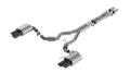Picture of Borla 2024 Ford Mustang GT 5.0L V8 3 in ATAK Catback Non-Active Exhaust- Black Chrome Quad Tip