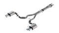 Picture of Borla 2024 Ford Mustang GT 5.0L V8 3 in S-Type Catback Non-Active Exhaust- Chrome Quad Tip