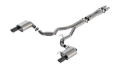 Picture of Borla 2024 Ford Mustang GT 5.0L V8 w/o Active Exhaust S-Type Cat-Back Exhaust System - Black Chrome