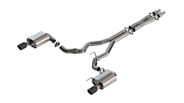 Picture of Borla 2024 Ford Mustang GT 5.0L V8 w/o Active Exhaust ATAK Cat-Back Exhaust System - Carbon Fiber