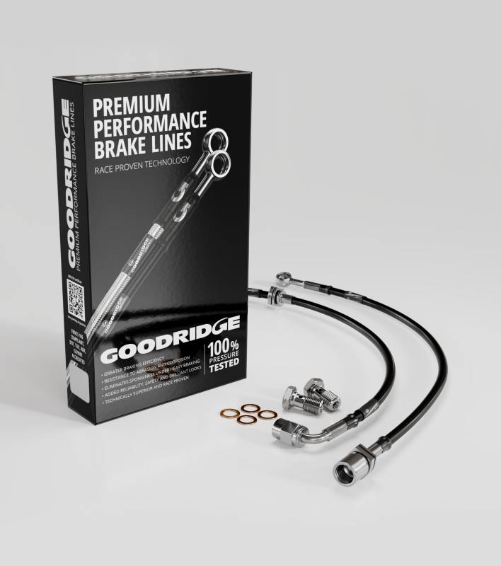 Picture of Goodridge 94-98 Audi A6 S6 Stainless Steel Front Brake Lines