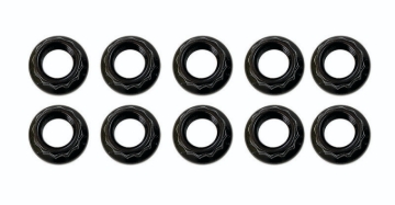Picture of Moroso 5/16in-24 12 Point Black Oxide Flange Nut - 10 Pack