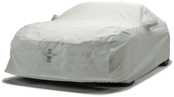 Picture of Covercraft 64-68 Ford Mustang Hrdtop/Conv 3-Layer Moderate Climate Cover w/ Blk Mustang Tri-Bar Logo