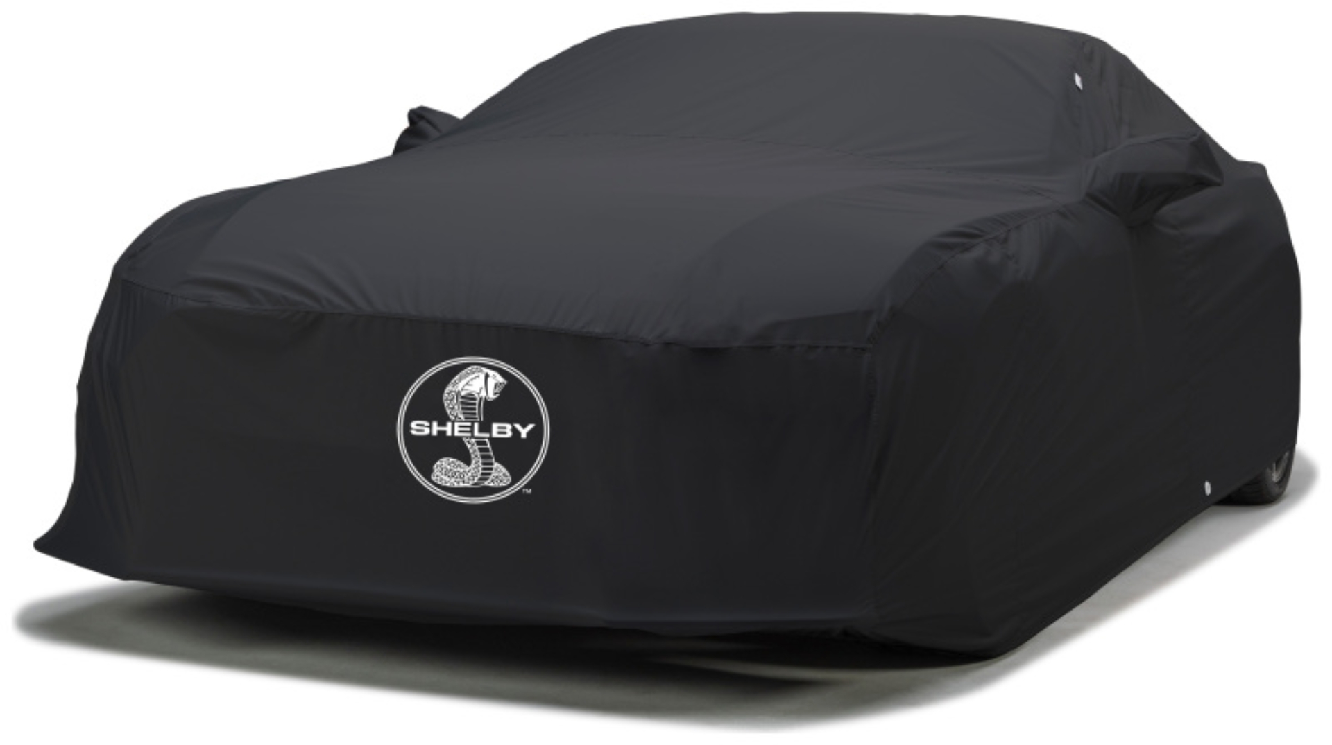 Picture of Covercraft 16-19 Ford Mustang Custom WeatherShield HP Car Cover w/ Blk Snake Medallion Logo