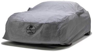 Picture of Covercraft 1967-68 Ford Mustang Custom 5-Layer Indoor Car Cover w/ Blk Snake Medallion Logo